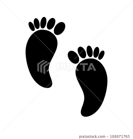 Foot and care icon logo template  Foot and ankle healthcare 108971765