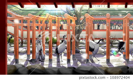 雪是鶴的眼淚【日式奇幻】 108972404