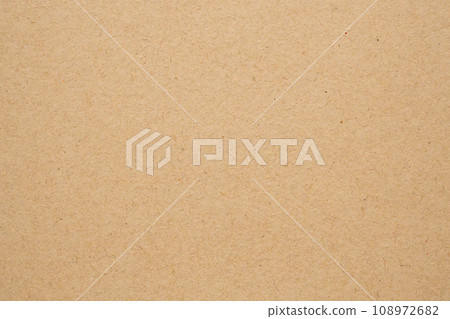 Brown eco recycled kraft paper sheet texture cardboard background 108972682