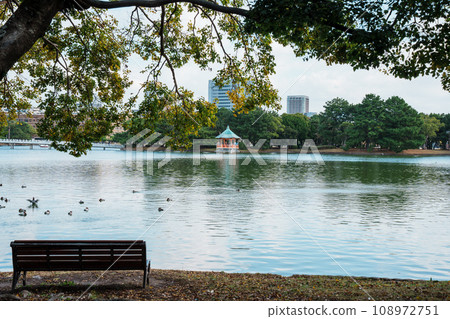 福岡縣大濠公園日本公園風光 108972751