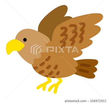 simple and cute birds of prey 108972931