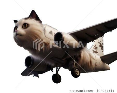 Cat airplane Nekouki Cat airplane 108974314