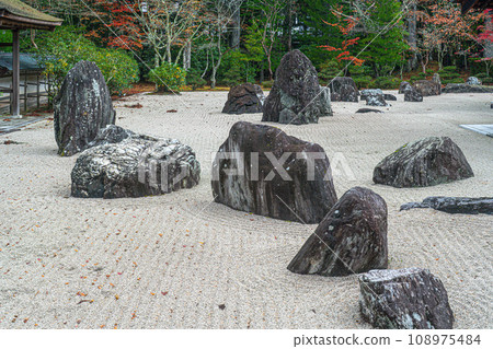 Autumn dry landscape garden 108975484