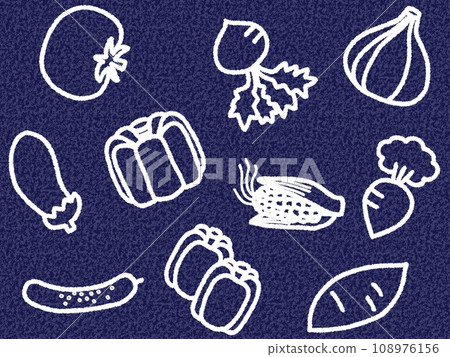 Vegetable seamless pattern B-7 Vegetable seamless pattern B-7 108976156