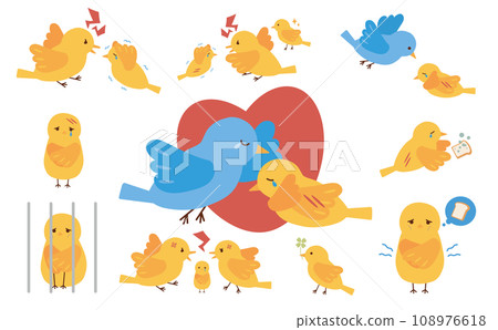 Child abuse and protection image illustration set Child abuse and protection image illustration set 108976618