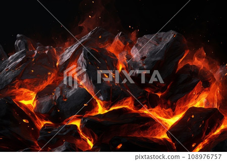 燒木炭AI生成影像 AI影像 108976757