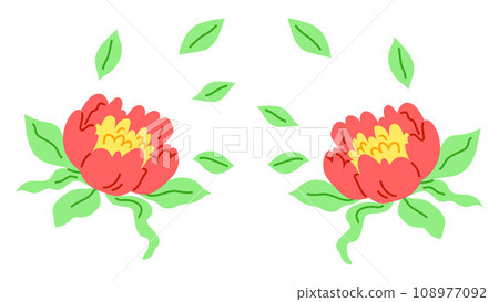 Spring flower vector illustration. The botanical garden was haven tranquility amidst blooming flowers The spring flower concept embodied spirit growth and rejuvenation The blossoming trees created 108977092