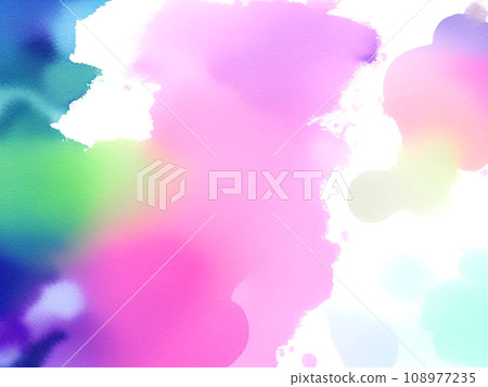 Colorful background with watercolor paint Colorful background with watercolor paint 108977235