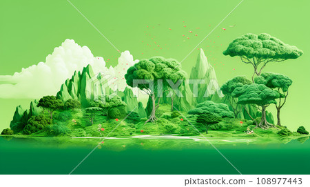 Green eco-system and ecology concept Green eco-system and ecology concept 108977443