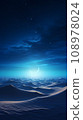 sunset over the desert 108978024