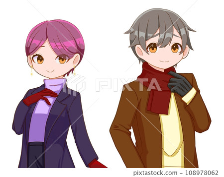 Men and women in winter coordination 1 Men and women in winter coordination 1 108978062