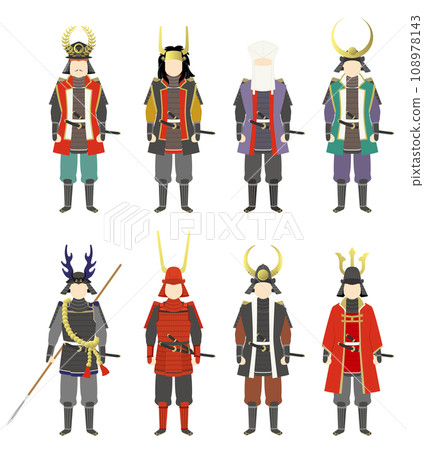 Collection of illustrations of historical figures - Japan's Sengoku Daimyo - Battle of Sekigahara 108978143
