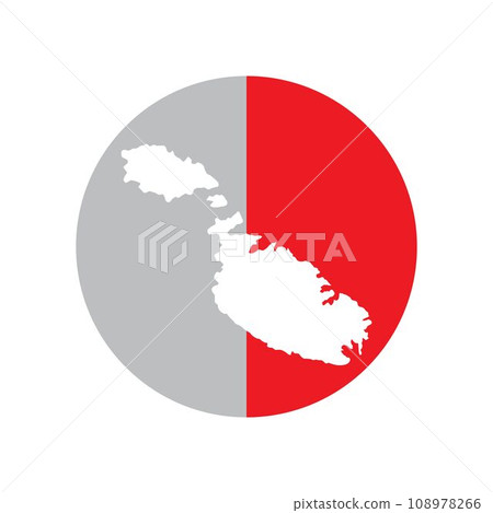 Malta map icon Malta map icon 108978266