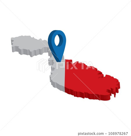 Malta map icon Malta map icon 108978267