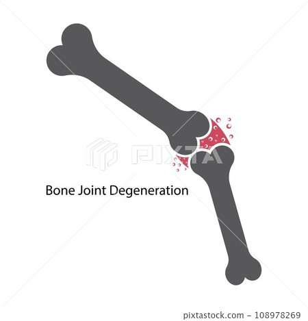 Bone joint degeneration icon Bone joint degeneration icon 108978269