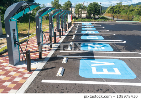 EV charging equipment in the service area 108978410