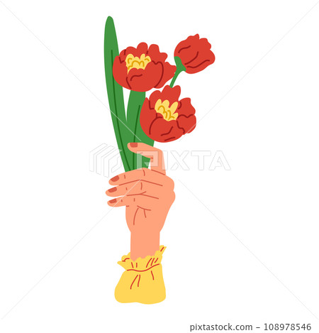 Hands pose vector illustration. The hands pose metaphor represented unity and collaboration The expressive movements human arm captivated audience The delicate touch human hand conveyed warmth 108978546