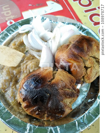 A picture of litti chokha A picture of litti chokha 108978717