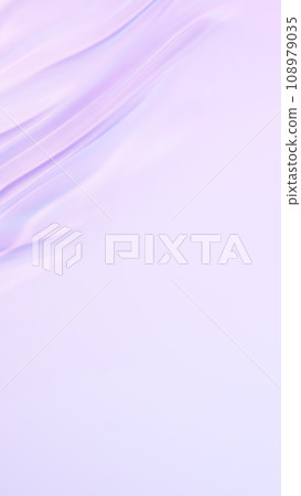 Background material that waves like cloth. copy space. 3D (vertical) 108979035