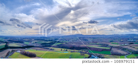 全景攝影 | 無人機攝影 | 空拍北海道大地秋景 | 北海道美瑛町 | 新榮之丘展望公園 108979151