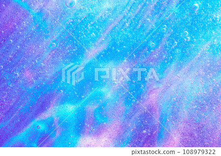 Purple, pink, blue transparent space alien glitter slime gel background texture Purple, pink, blue transparent space alien glitter slime gel background texture 108979322