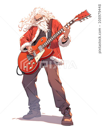 彈吉他的聖誕老人 108979448