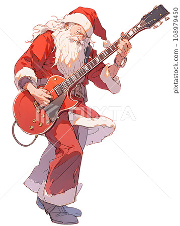 彈吉他的聖誕老人 108979450