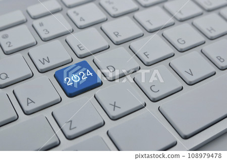 Happy new year 2024 success concept Happy new year 2024 success concept 108979478
