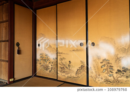 old sliding door old sliding door 108979768