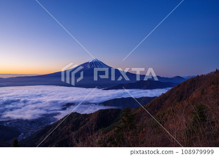 Japanese landscape "Mt. Fuji and sea of clouds" 108979999