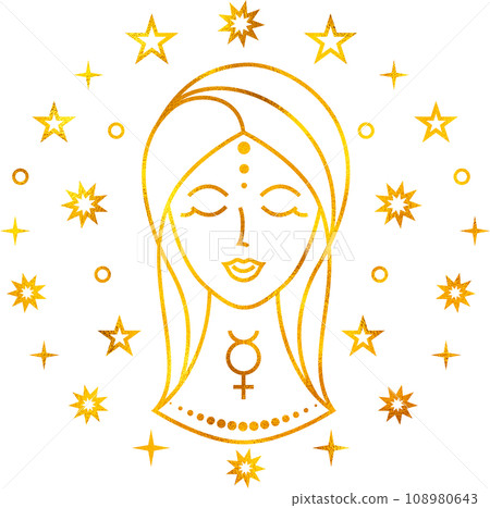 Virgo zodiac sign 108980643