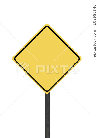 Blank road sign for a copy space 108980846