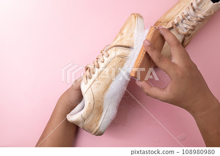 Shoe care concept 108980980