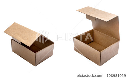 Set of cardboard boxes Set of cardboard boxes 108981039