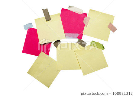 Colorful notepaper 108981312