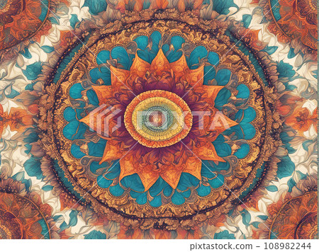 Mandala pattern background Mandala pattern background 108982244