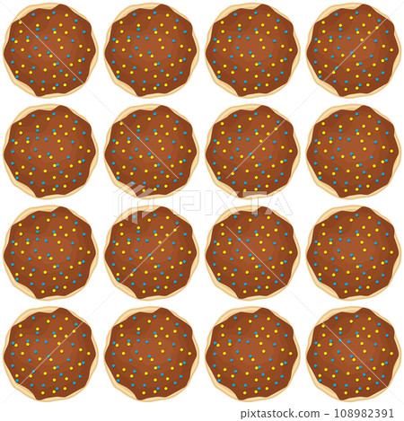 Pattern homemade cookie different taste in pastry biscuit Pattern homemade cookie different taste in pastry biscuit 108982391