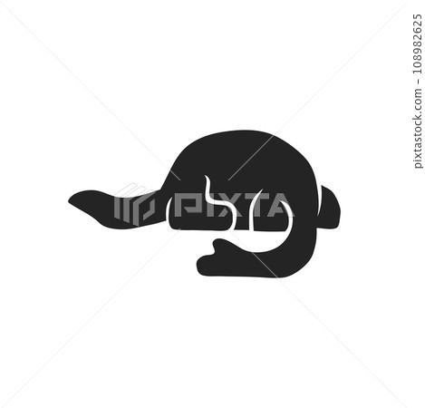 Brachiosaurus logo template Isolated. Brand Identity. Icon Abstract Vector graphic Brachiosaurus logo template Isolated. Brand Identity. Icon Abstract Vector graphic 108982625