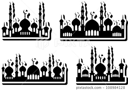 Beautiful illustration on theme of celebrating annual holiday Ramadan 108984128