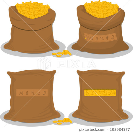 Set of big bags with natural product food Set of big bags with natural product food 108984577
