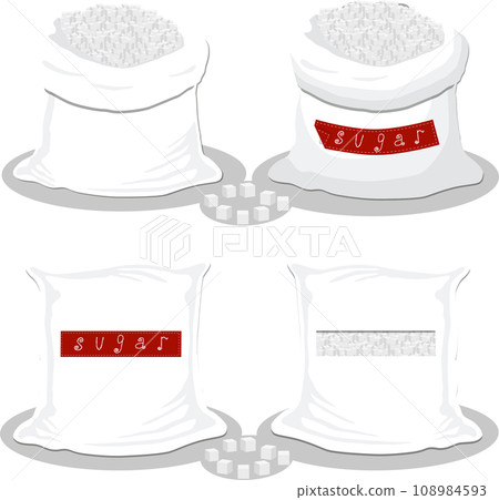 Set of big bags with natural product food Set of big bags with natural product food 108984593