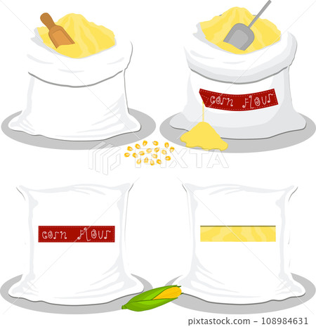 Set of big bags with natural product food Set of big bags with natural product food 108984631