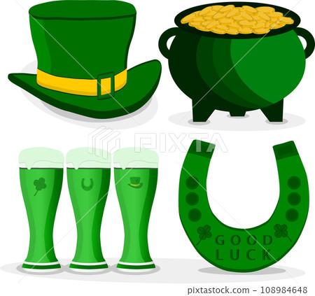 Collection accessory for celebration holiday Patrick's Day 108984648