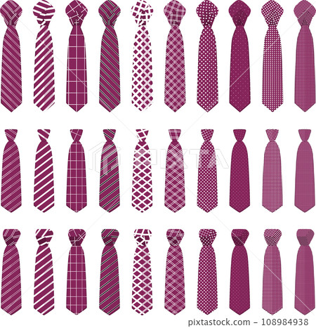 big set ties different types, neckties various size big set ties different types, neckties various size 108984938