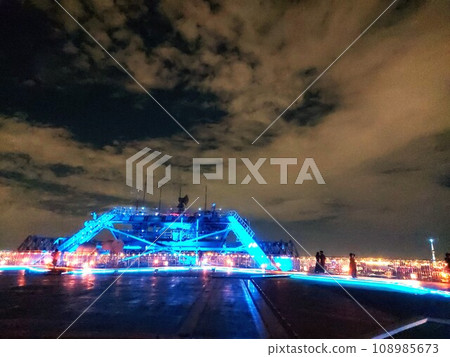 Night sky seen from the hills Night sky seen from the hills 108985673