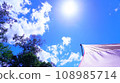 sun seen from tent 108985714