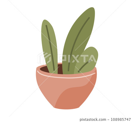Flower pot. Vector illustration. The botanical garden showcases vast collection plant species The blooming flowers in garden create picturesque scene The foliage plants creates soothing and calming Flower pot. Vector illustration. The botanical garden showcases vast collection plant species The blooming flowers in garden create picturesque scene The foliage plants creates soothing and calming 108985747