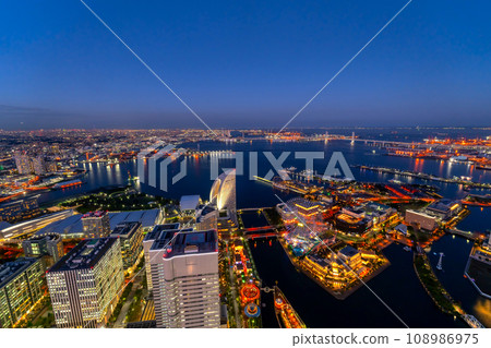 Yokohama night view Autumn 2023 108986975