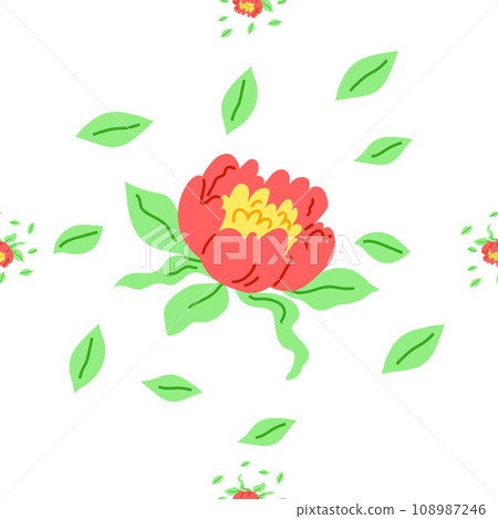 Flower pattern vector illustration. The flower pattern concept celebrated beauty nature The unending floral design represented cycle life The decoration featured textured flower pattern The intricate Flower pattern vector illustration. The flower pattern concept celebrated beauty nature The unending floral design represented cycle life The decoration featured textured flower pattern The intricate 108987246