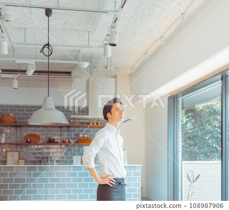 食品飲料業男性企業主 108987906